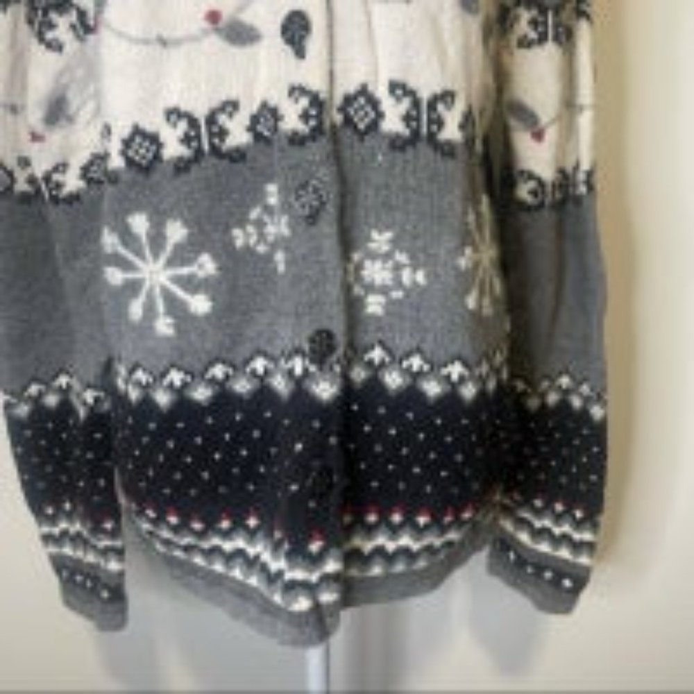 Holiday Lodge by Northcrest Snowflake Ugly Christmas Sweater size Large - Picture 3 of 3
